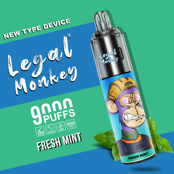 LEGAL MONKEY TPD9000 PUFFS - Image 2