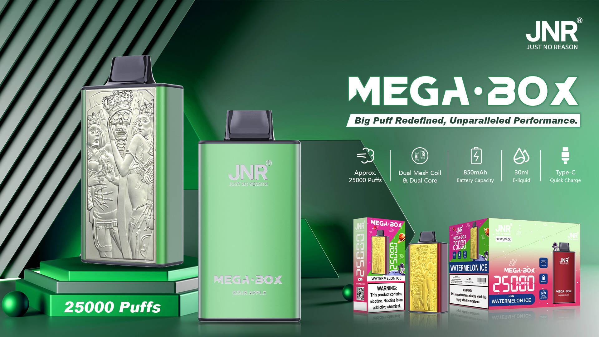 PUFF JNR Mega Box 25000 PUFFS - Image 3