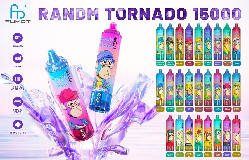 Fumot Tornado 15000 disposable vape wholesale product image