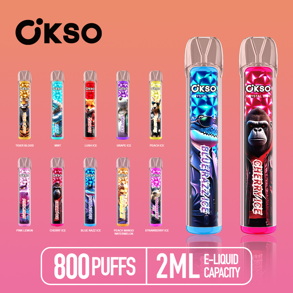 OKSO Crystal bar 800 wholesale disposable vape