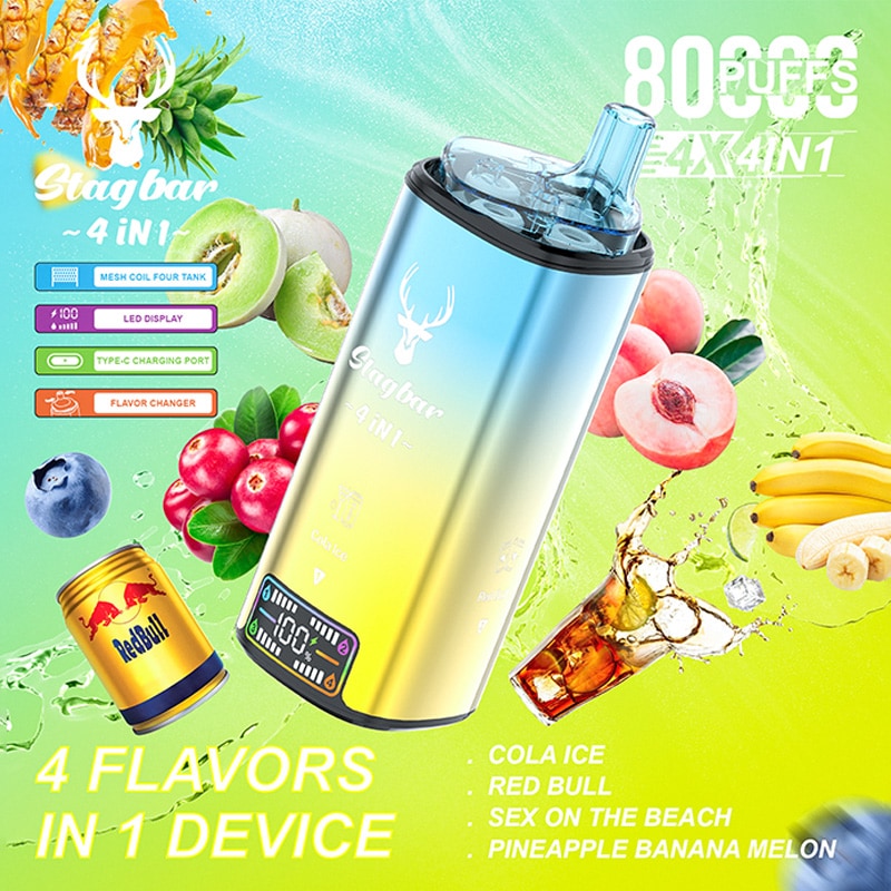 STAG BAR 4 in 1 80K Disposable Vape Wholesale