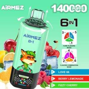 AIRMEZ FOX 4 in 1 120K disposable vape wholesale product image