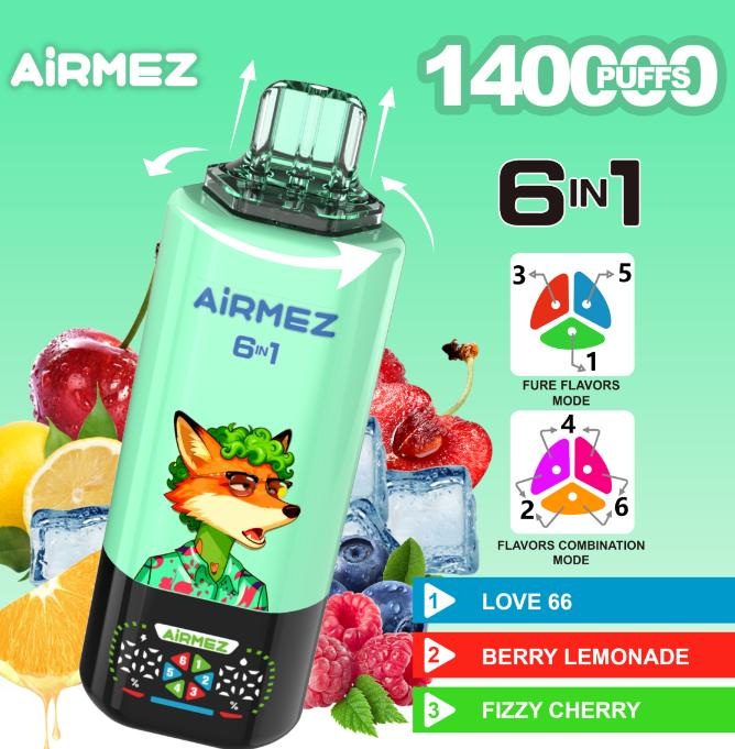 AIRMEZ FOX 4 in 1 120K disposable vape wholesale product image